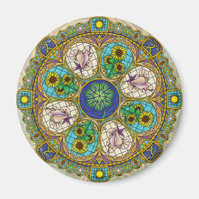 Summer Nouveau Magnet (Front)