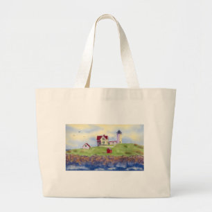 summer nubble large tote bag
