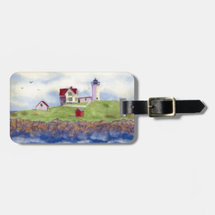 summer nubble luggage tag