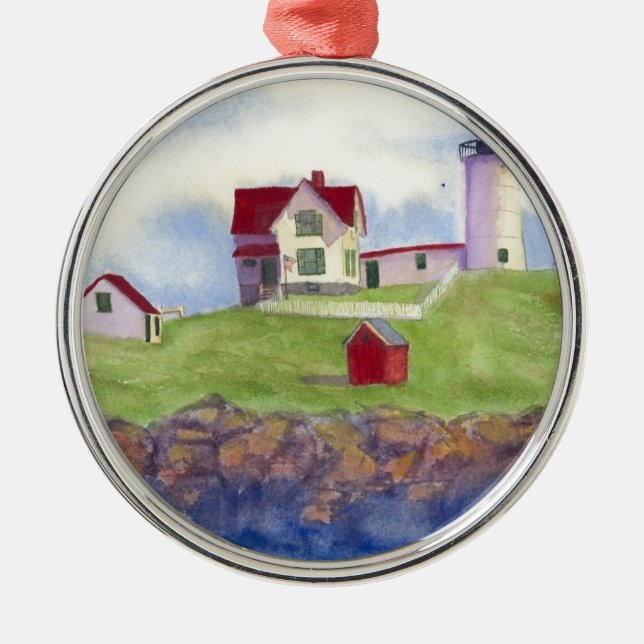 summer nubble metal tree decoration (Front)