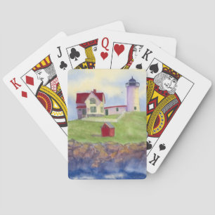 summer nubble playing cards