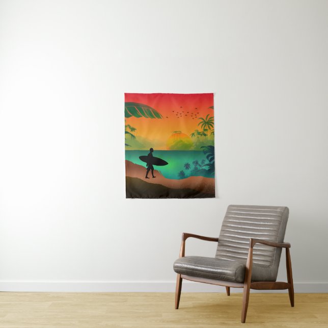 Summer ocean paradise tapestry (In Situ)