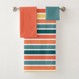 Summer of '77 Stripes Bath Towel Set