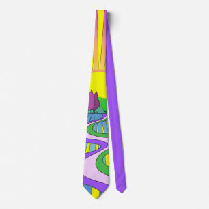 Summer of Love Psychedelic Sixties Sunburst Tie