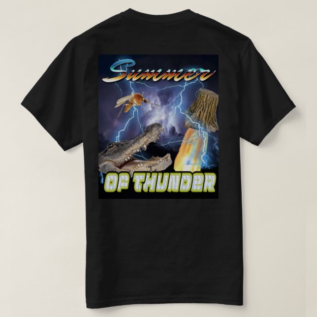 Summer Of Thunder T-Shirt (Design Back)