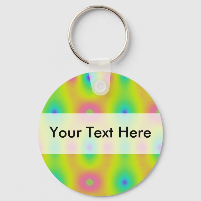 Summer of Tie Dyeing Key Ring (Front)