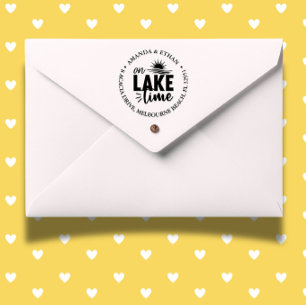 Summer On lake time Self-inking Stamp