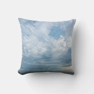Summer on the beach with sunset sky. Copy space. M Cushion