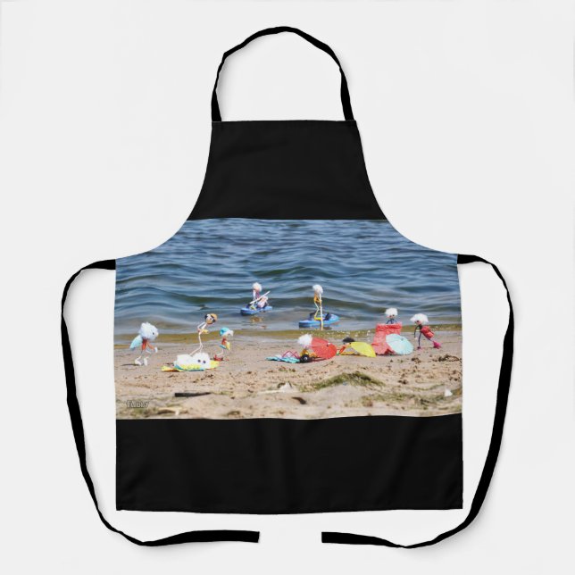 Summer on the beach with the Fubby's Apron (Front)