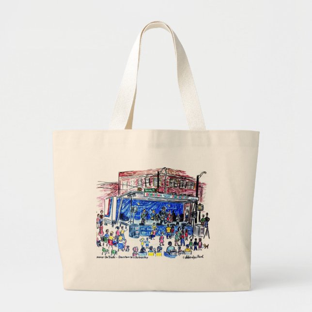 "Summer On Trade" Tote Bag (Front)
