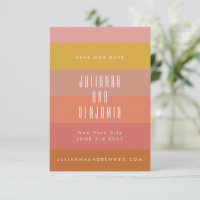 Summer Orange Yellow Stripes Modern Geometric