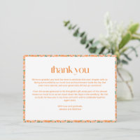 Summer Oranges Fruit Pink Bridal Shower Custom