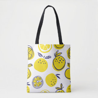 Summer Oranges: Stylish Fruit Pattern. Tote Bag
