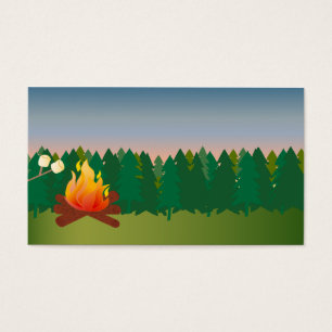 Summer Outdoor Camp Fire