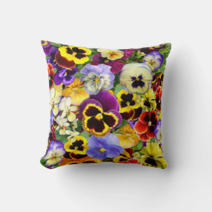 Summer Pansies Cushion