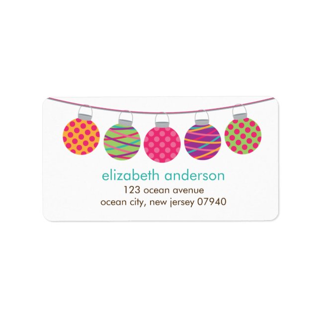 Summer Paper Lanterns Label (Front)