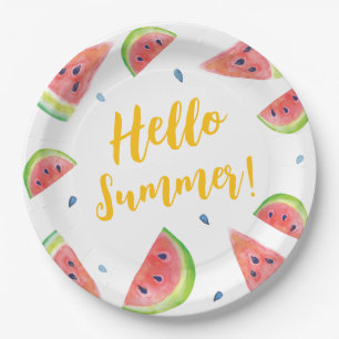 Summer  paper plate