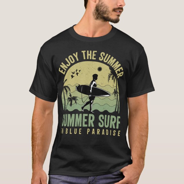 Summer Paradise Surf Apparel T-Shirt (Front)