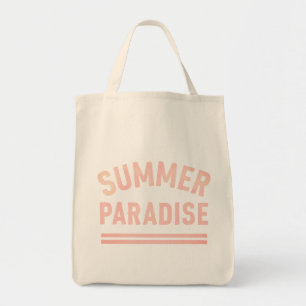 Summer Paradise T-Shirt - Pastel Styl Tote Bag