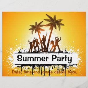 Summer party flyer