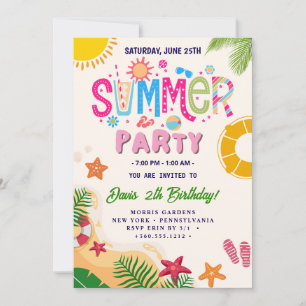 Summer Party Invitation