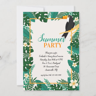 Summer Party Invitations