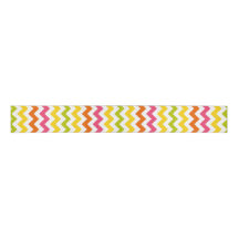 Summer Pastel Chevron Ribbon