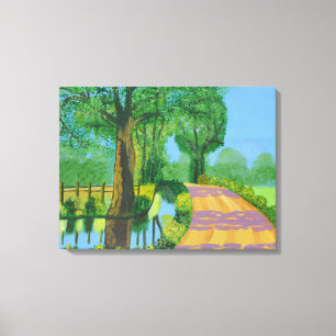 Summer Path Canvas Print