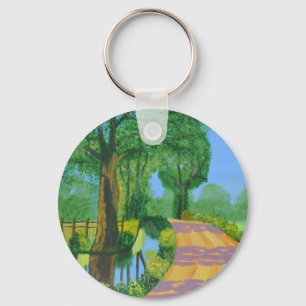 Summer Path Key Ring