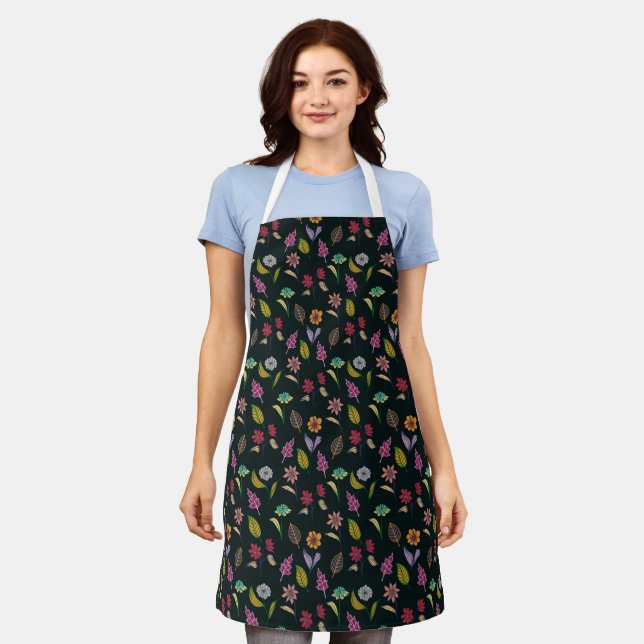Summer Pattern Apron (Worn)