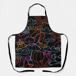 Summer pattern apron