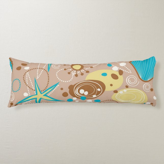 Summer pattern body cushion (Front)