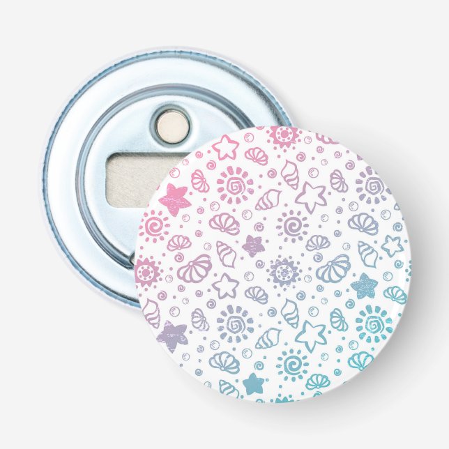 Summer pattern bottle opener (Front)
