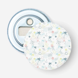Summer pattern bottle opener