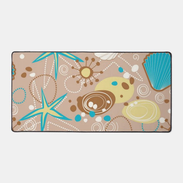 Summer pattern desk mat (Front)