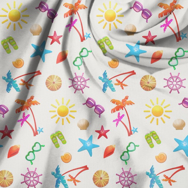 Summer Pattern Fun in the Sun  Fabric (Creator Uploaded)