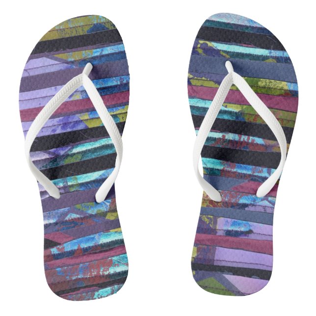 Summer pattern jandals (Footbed)