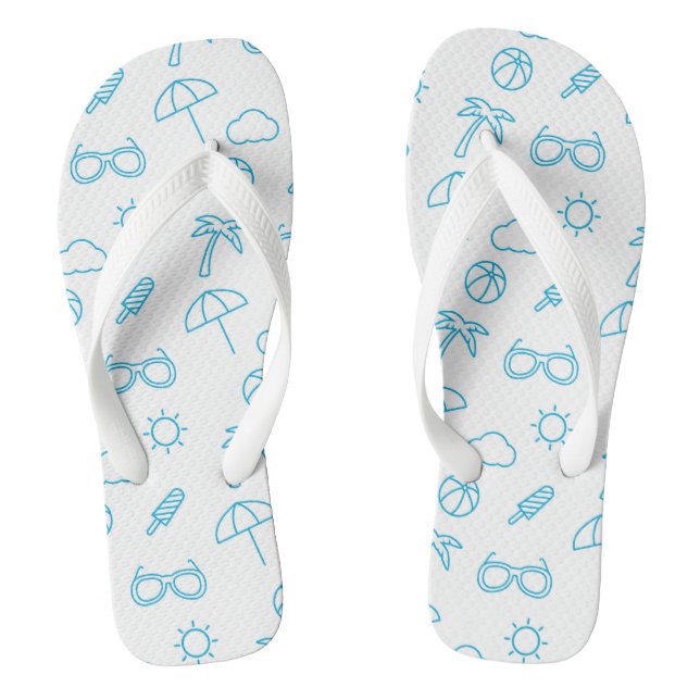 Summer Pattern Jandals (Footbed)