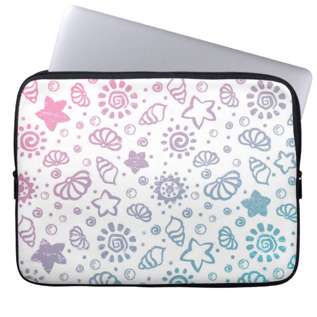 Summer pattern laptop sleeve (Front)