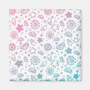 Summer pattern magnet