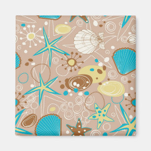 Summer pattern magnet