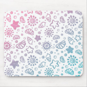 Summer pattern mouse pad