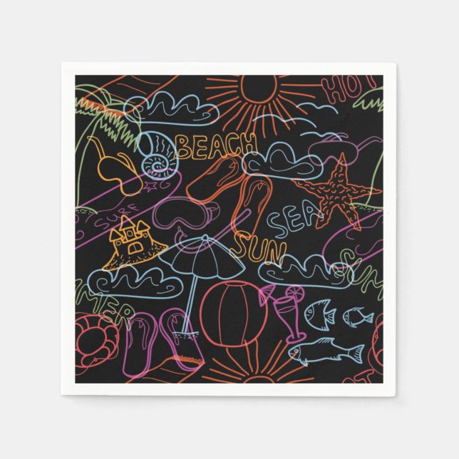 Summer pattern napkin (Front)