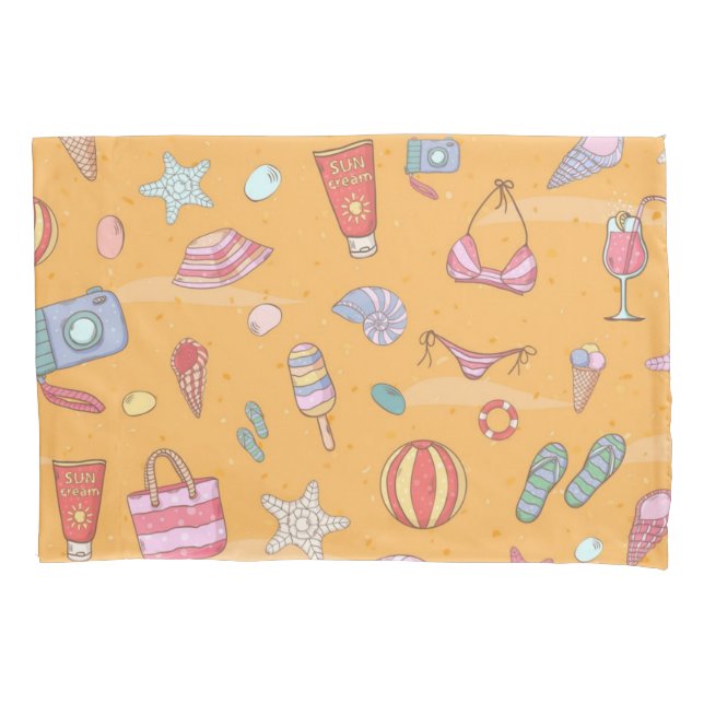 Summer pattern pillowcase (Front)