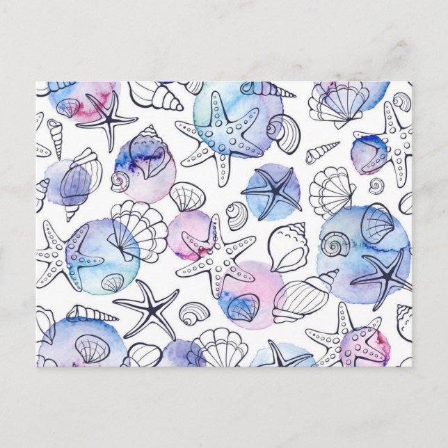 Summer pattern postcard (Front)