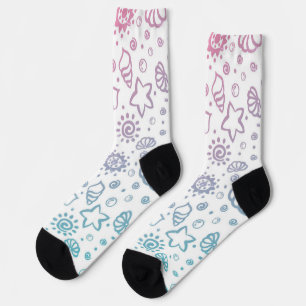 Summer pattern socks