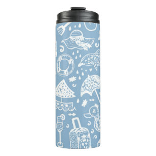 Summer pattern thermal tumbler