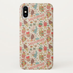 Summer Pattern With Ice Cream Case-Mate iPhone Case