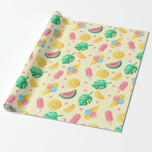 Summer Pattern Wrapping Paper