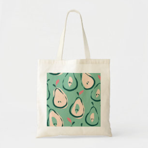 Summer pears: fresh fruit pattern. tote bag